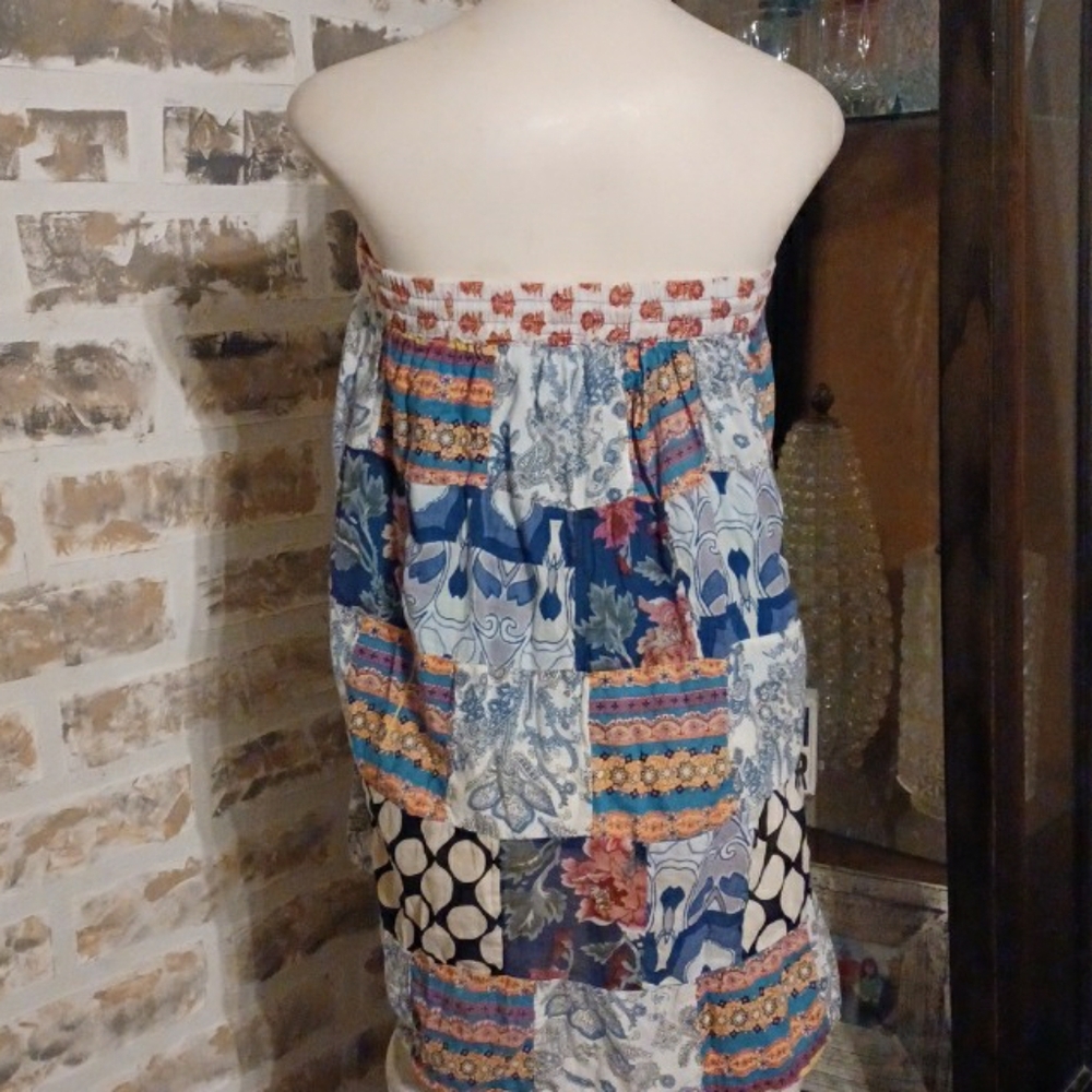 Shoreline Multicolor Patchwork Skirt - image 8